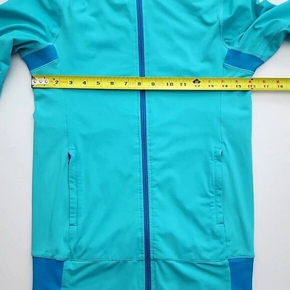 Lululemon Raja Reversible Periwinkle Blue Floral Print Track Jacket Size 6 - Picture 11 of 13